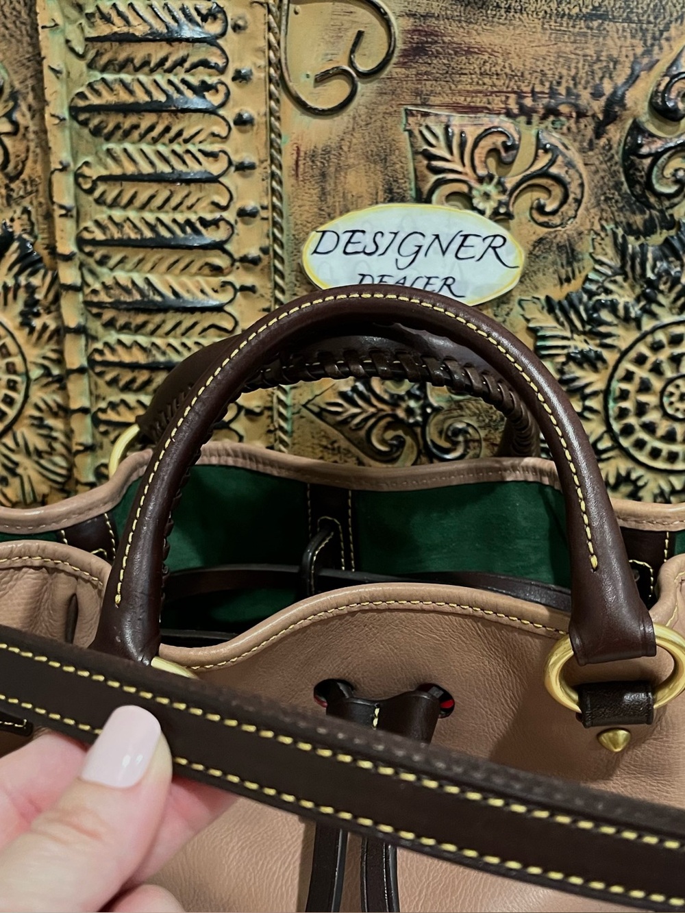 SALE DOONEY & BOURKE Florentine Buckley Italian Leather Satchel Shoulder Bag - Picture 4 of 13